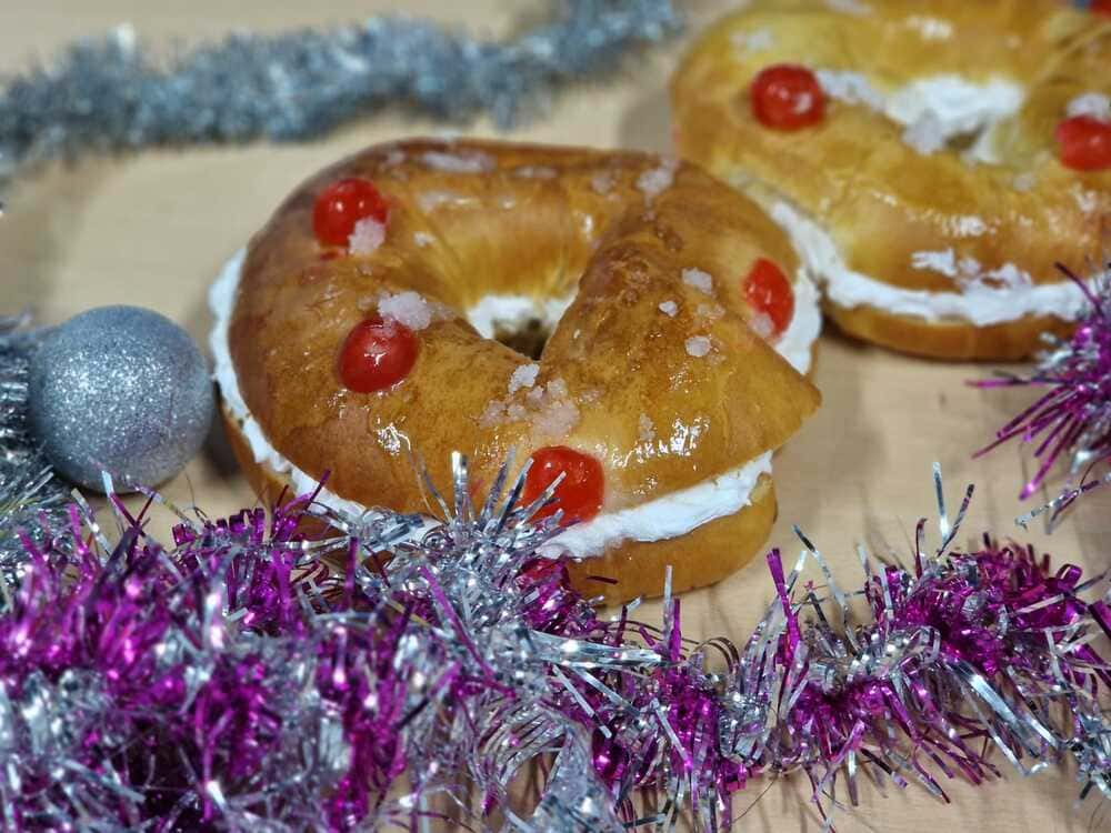 Mini roscón de reyes